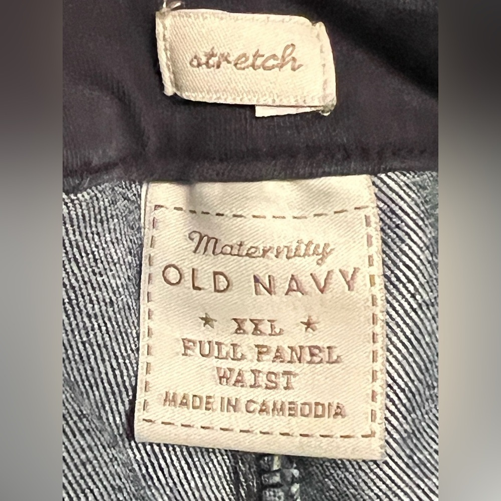 Old Navy Women's Dark Blue Maternity Jeans - Picture 5 of 5